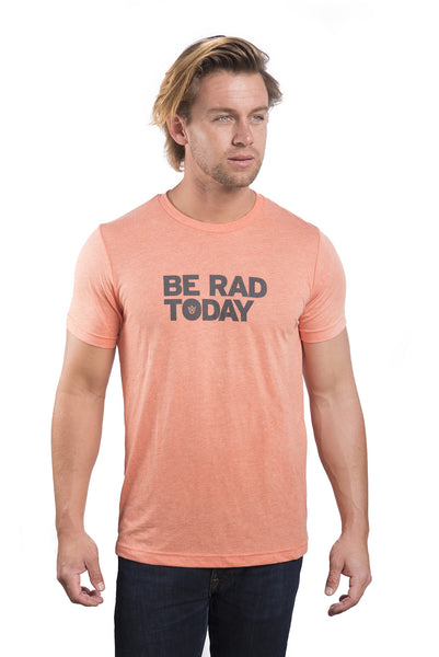 Men's yoga shirt, be rad today