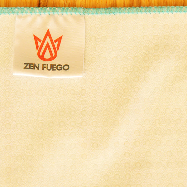 Zen Fuego grip dot microfiber yoga towels - hot yoga